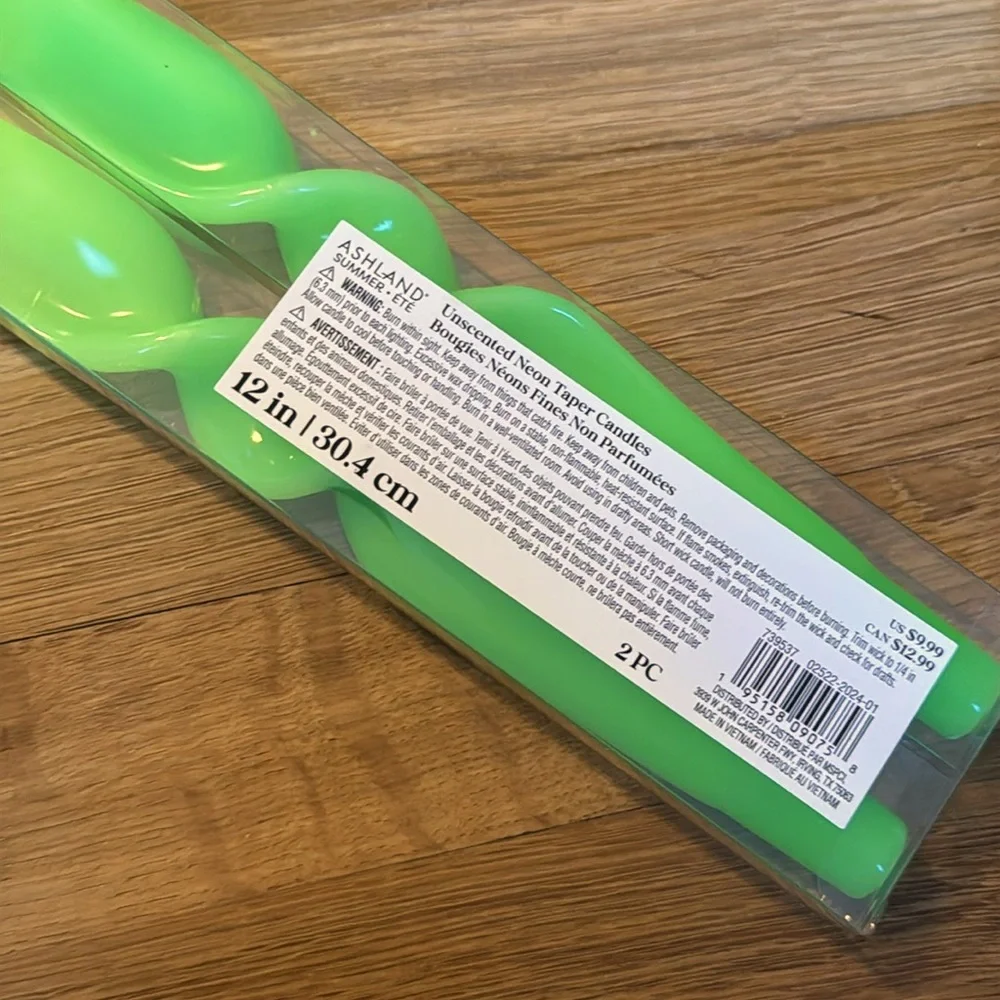 BRAND NEW Bundle of 2 - Ashland Neon Candles - Picture 3 of 8